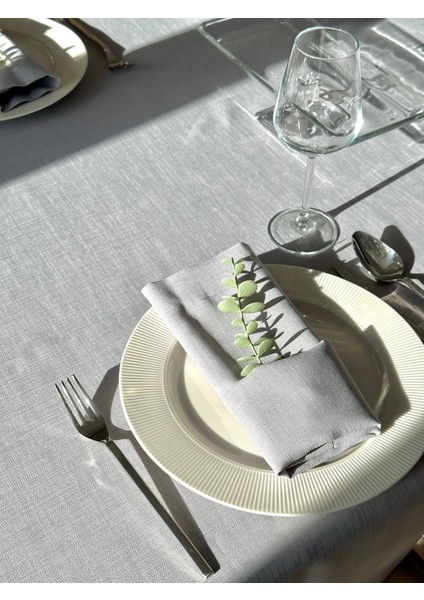 Creaminhome 12 Adet Gri Peçete