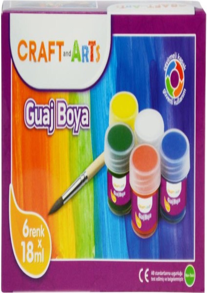 Guaj Boya 6lı 18ML. U1158KK-6 51008237