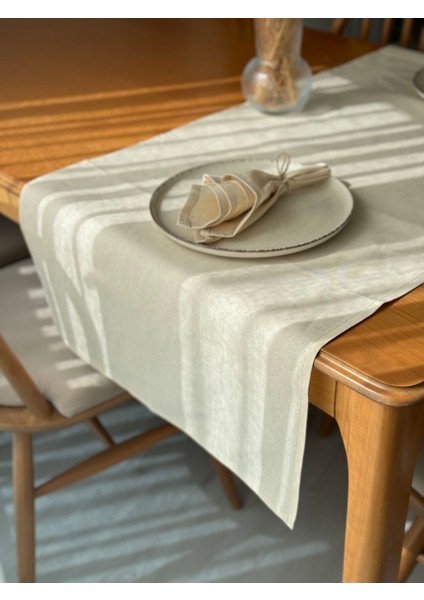 Creaminhome Keten Runner