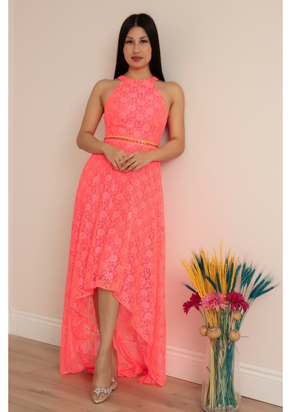 Neon 13117 Dantel Elbise