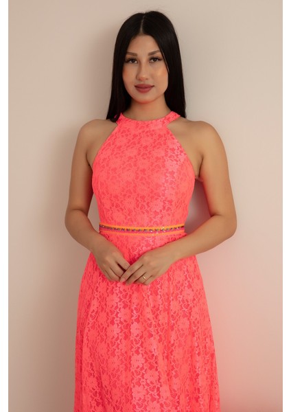 Neon 13117 Dantel Elbise