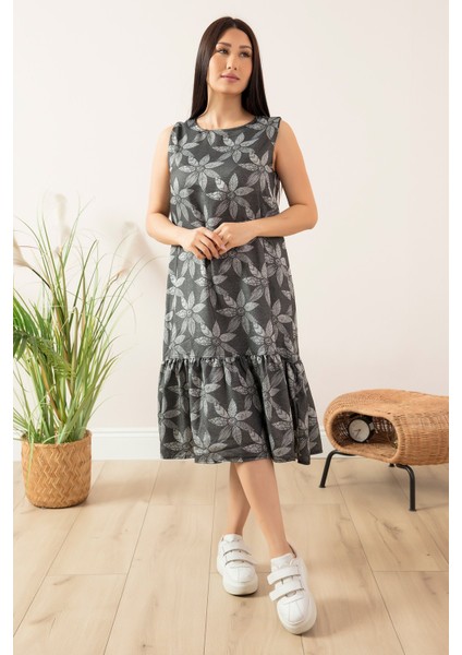 Sıfır Kol Elbise 13391 fiyatları