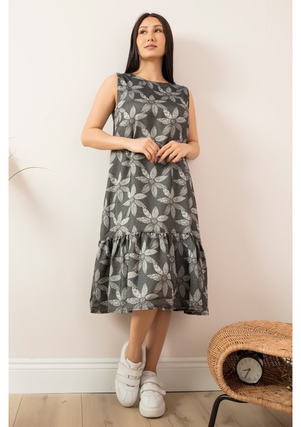 Sıfır Kol Elbise 13391 indirimleri