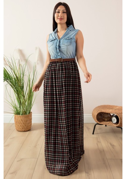 Olga 3993 Üstü Kot Altı Tül Uzun Elbise fırsatları