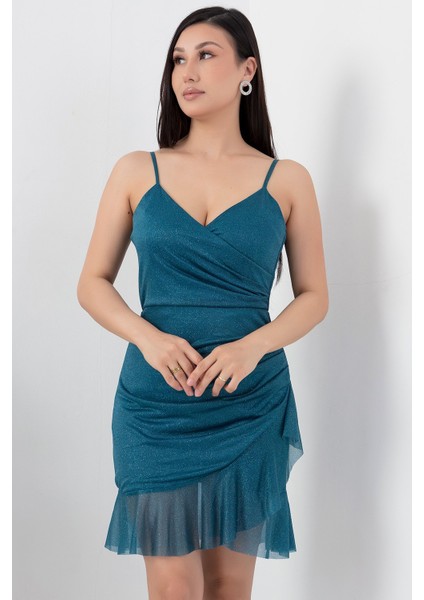 Askılı Kısa Elbise 13427 fiyatları