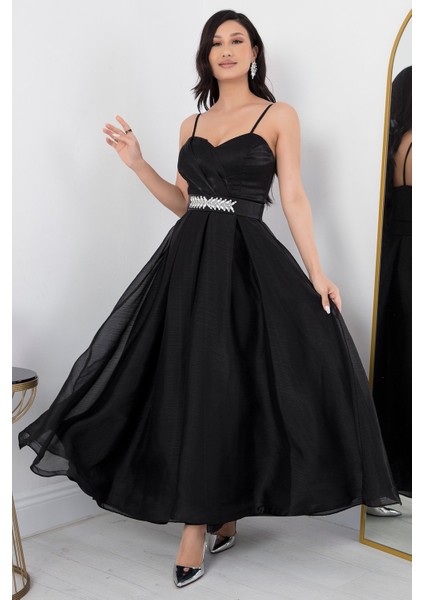 Askılı Midi Tül Elbise DNS1540 indirimleri