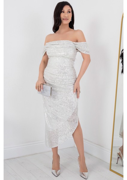 Straplez Pulpayet Elbise DNS1544