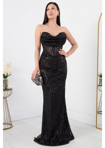 Pulpayet Straplez Elbise ECR5304 modelleri