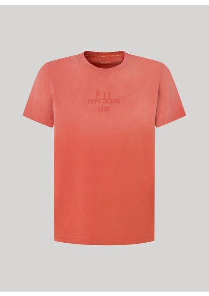 Bisiklet Yaka Degrade Kiremit Erkek T-Shirt PM509212 165 Crew indirimleri