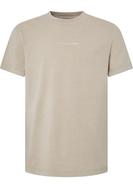 Bisiklet Yaka Baskılı Taş Erkek T-Shirt PM509231 837 Dave Tee fırsatları
