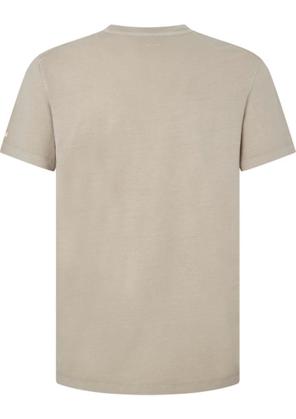 Bisiklet Yaka Baskılı Taş Erkek T-Shirt PM509231 837 Dave Tee indirimleri