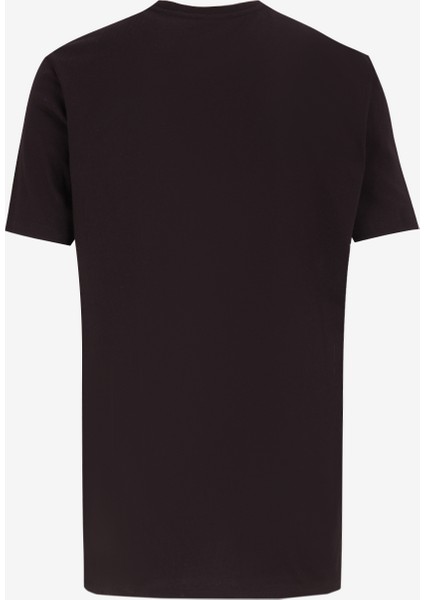 Bisiklet Yaka Baskılı Siyah Erkek T-Shirt M4WM-TST-1563