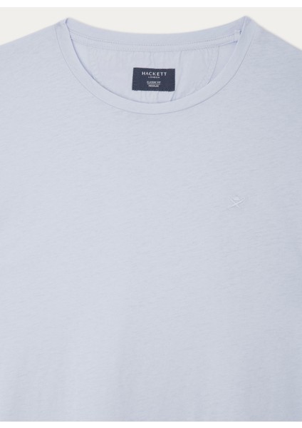 Bisiklet Yaka Açık Mavi Erkek T-Shirt HM500796 fiyatları