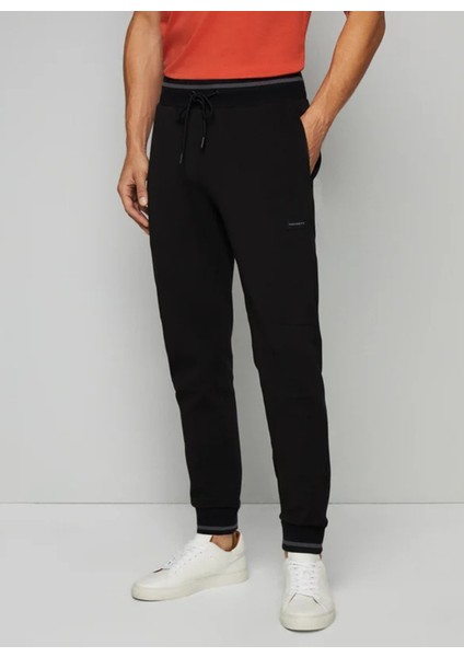 Normal Bel Slim Fit Siyah Erkek Eşofman Altı HM581209 fiyatları