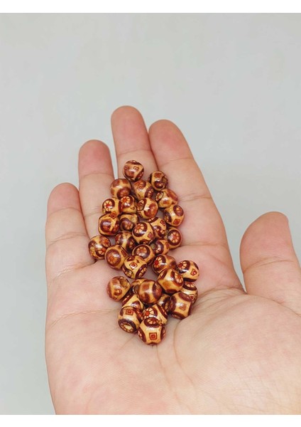 Ahşap Boncuk 8MM/50ADET (53284)