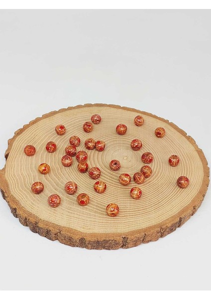 Desenli Ahşap Boncuk 8MM/50ADET (53282) modelleri
