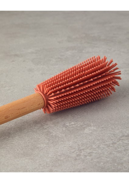 Mona Silikon Şişe Temizleyici Mutfak Gereci 30,5 cm Turuncu
