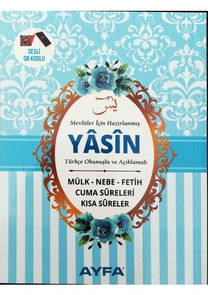 Mavi-Çanya Boy Türkçeli 80 Sayfa Yasin