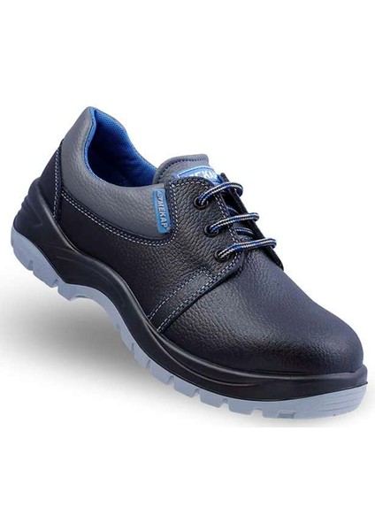 101 S1 Jupiter Deri Çelik Burunlu Iş Ayakkabısı - Mekap - Siyah - 43