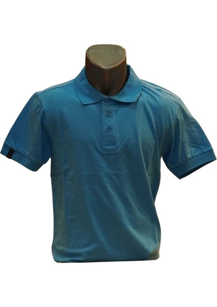 Altınyaşam Penye Polo Yaka T-Shirt - Turkuaz - S