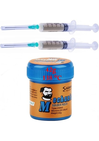 Solder Paste 42GR 138C Lehim Toplama Flux 3in1