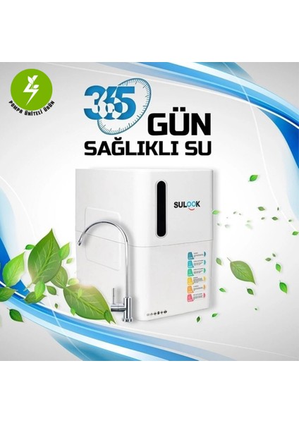 Pompalı Su Arıtma Cihazı 10 Aşamalı Green Technology,mineral Destekli