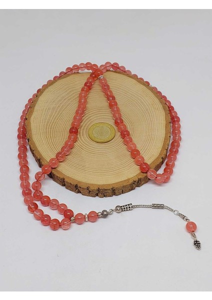 Gül Kuvars Taşı 99LUK Tesbih 8mm (14435) fiyatları