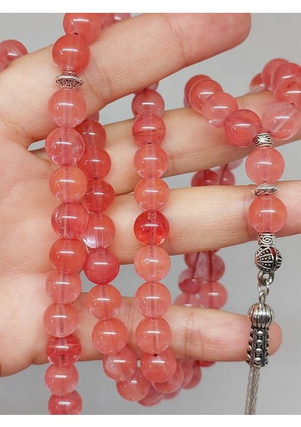 Gül Kuvars Taşı 99LUK Tesbih 8mm (14435) fırsatları