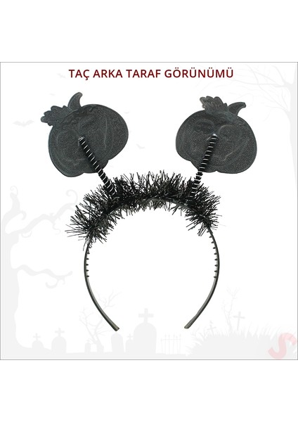 Halloween Gülenyüz Bal Kabağı Taç