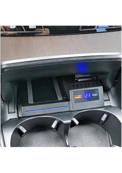 Mercedes 15W Kablosuz Şarj W205, Glc Amg, Amg C43 C63 2014-2021 Hızlı Telefon Şarj