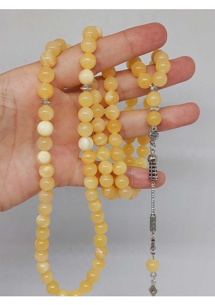 Kalsit Taşı 99LUK Tesbih 8mm (3205)