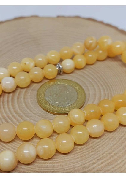 Kalsit Taşı 99LUK Tesbih 8mm (3205) modelleri