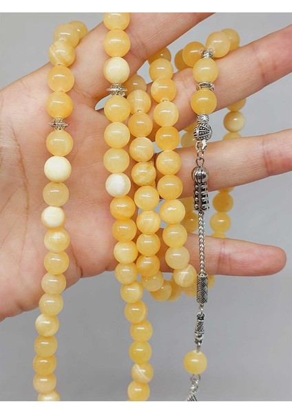 Kalsit Taşı 99LUK Tesbih 8mm (3205) fırsatları