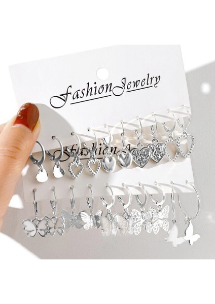 Çok Satan Moda Avrupa ve Amerikan Tarzı Altın C-Şekilli Zincir Küpe Seti, Bayanlar Için Hafif Lüks ve Üst Düzey Küpeler (Yurt Dışından)