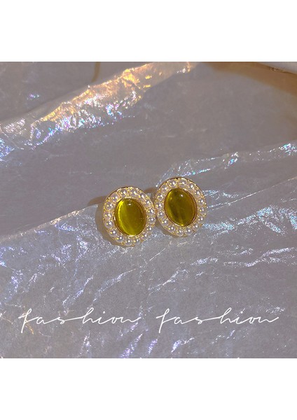 S925 Gümüş Iğne Retro Fransız Inci Küpeleri, Üst Düzey, Çok Yönlü, Basit ve Kişiselleştirilmiş Küpeler (Yurt Dışından)