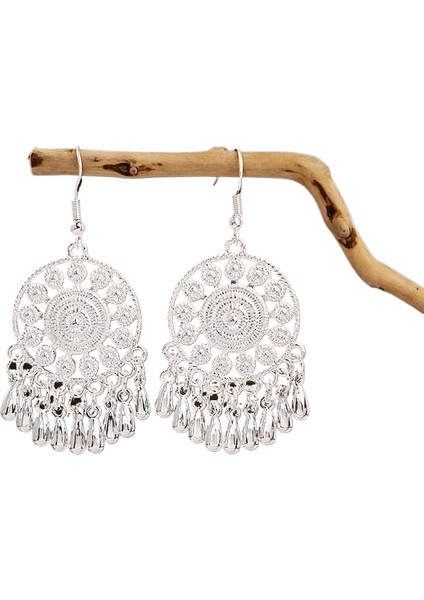 Miao Küpeleri, Etnik Azınlık Turistik Küpeleri, Bohem Uzun Yapraklı Püskül Küpeler (Yurt Dışından)