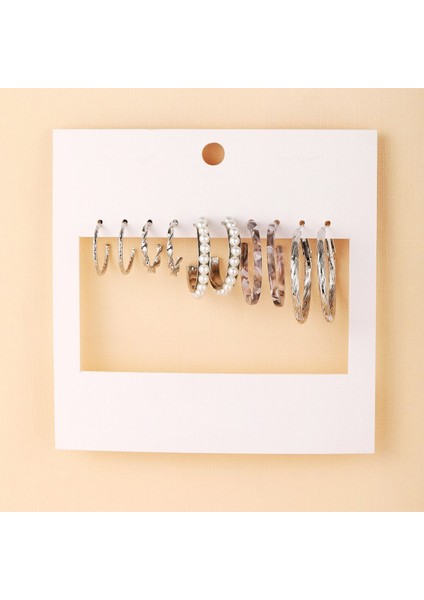 Çok Satan Moda Avrupa ve Amerikan Tarzı Altın C-Şekilli Zincir Küpe Seti, Bayanlar Için Hafif Lüks ve Üst Düzey Küpeler (Yurt Dışından)