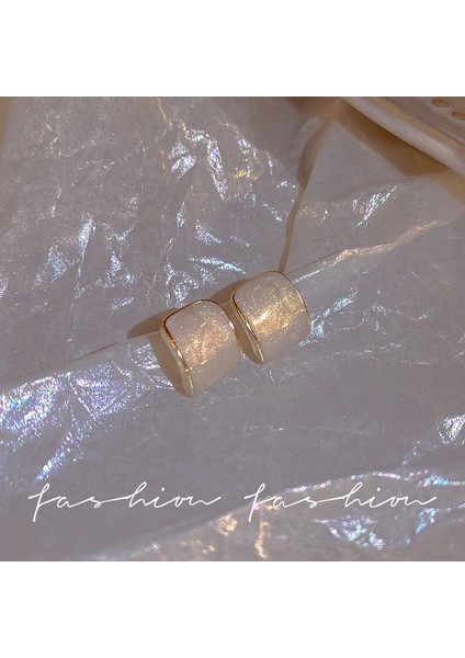 S925 Gümüş Iğne Retro Fransız Inci Küpeleri, Üst Düzey, Çok Yönlü, Basit ve Kişiselleştirilmiş Küpeler (Yurt Dışından)