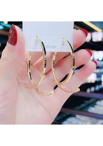 Kadınlar Için Moda Mizaç Uzun Püskül Yaz Popüler Küpeler Süper Parlak Üst Düzey Hafif Lüks Küpeler (Yurt Dışından)