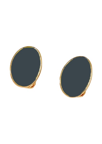 Kore Tarzı Kamelya Tarzı Delinmemiş Küpe Inci Çiçek Dama Tahtası Elmas Küpe Kadınlar Için (Yurt Dışından)