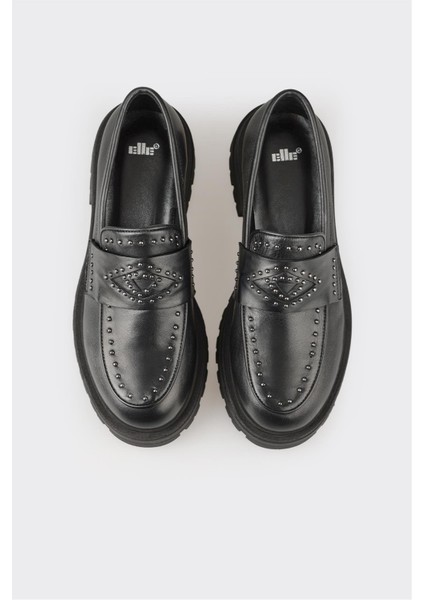 Siyah Deri Kadın Günlük Ayakkabı fırsatları