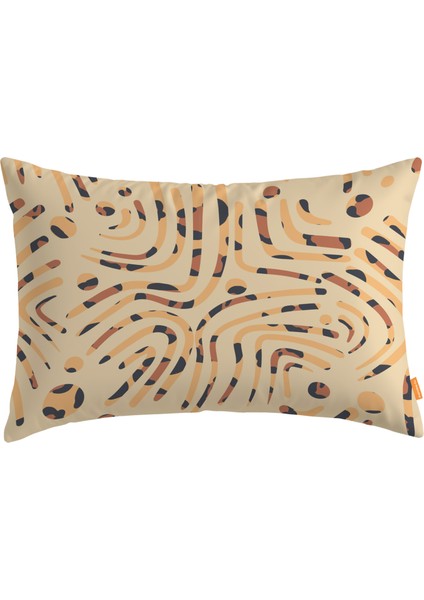 Retro Dikdörtgen Kırlent Kılıf Ds9