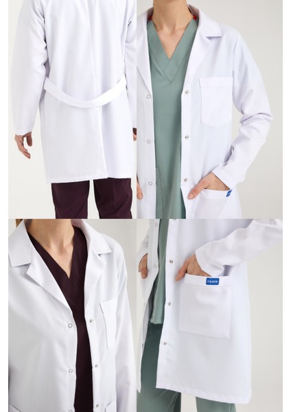 Doktor Önlüğü - Hemşire - Eczacı - Öğretmen - Erkek - Beyaz - Alpaka Kumaş indirimleri