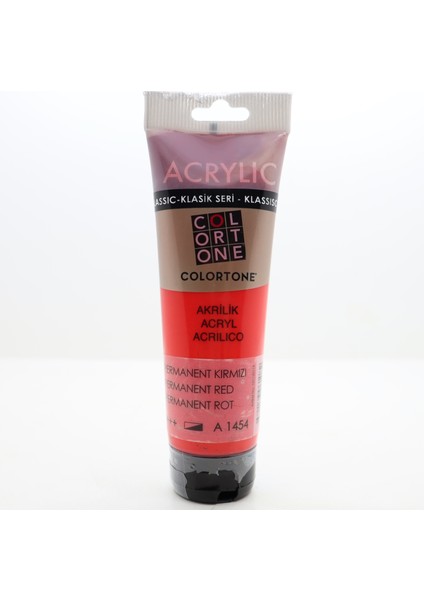 Artist Colors Klasik Seri Akrilik Boya 120 ml ''permanent Kırmızı''