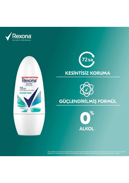 Kadın Roll On Deodorant Shower Fresh 50 Ml X2