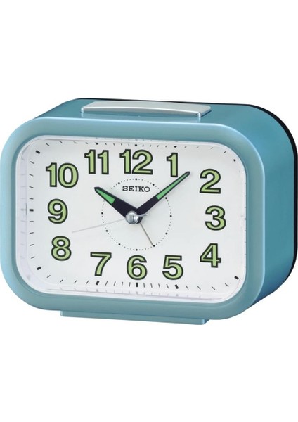 Clocks QHK026L Fosforlu Alarmlı Sessiz Akar Saniyeli Masa Saati