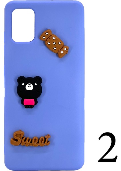 Samsung Galaxy A51 Uyumlu Maskot Seri Arka Koruma Kılıf