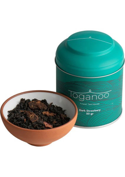 Dark Strawberry Çilek Aromalı Siyah Çay 50 gr