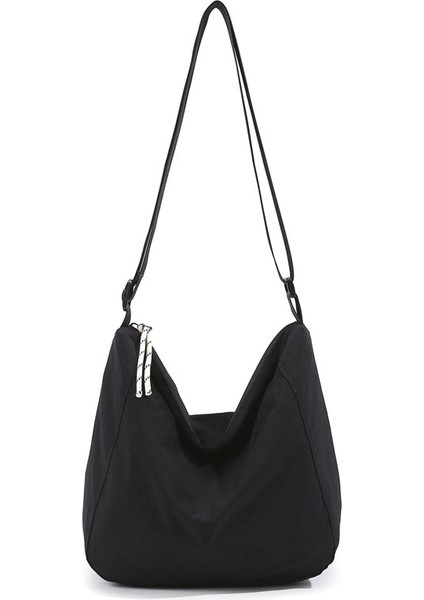 Rahat Çok Yönlü Çanta 2024 Naylon Kumaş Tote Çanta Çift Sınıfı Işe Gidip Gelme Büyük Kapasiteli Tek Omuz Crossbody Çanta (Yurt Dışından)