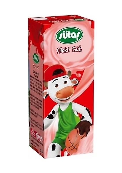 12 Adet Çilekli Süt 200ml